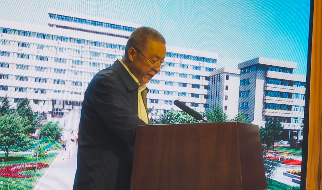 公司党委书记孙登林揭幕仪式上讲话