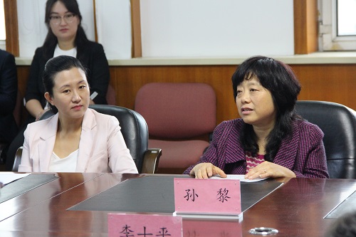 退休教师孙黎发言
